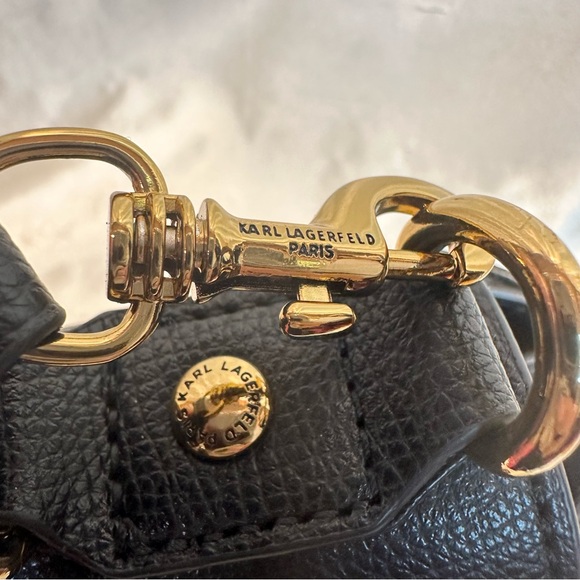 KARL LAGERFELD JEWELED HEART CROSSBODY NWT - Picture 7 of 17